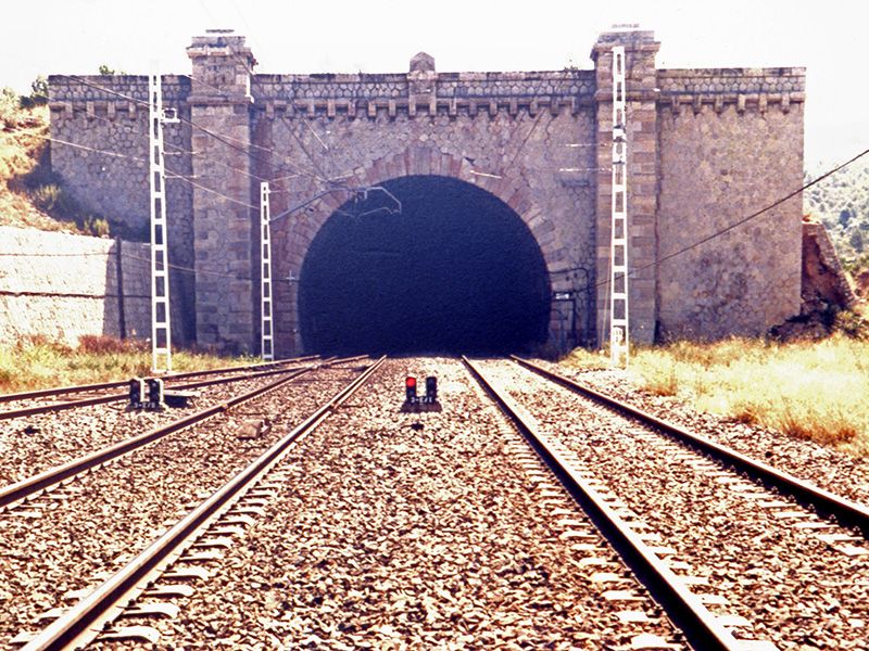 Una de les boques del Túnel de la Torreta.